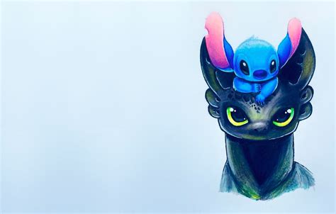 toothless  stitch wallpapers top  toothless  stitch