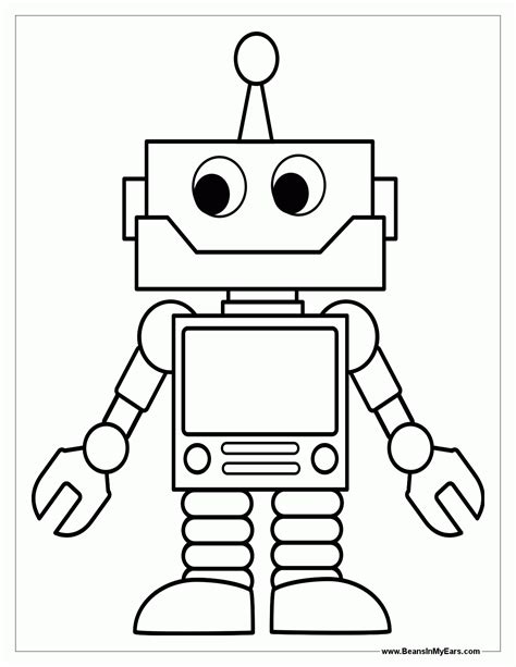 colouring pages robots coloring home