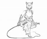 Catwoman Arkham Superheroes sketch template
