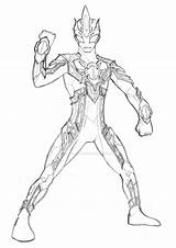 Ultraman Mewarnai Ginga Spectre Mewarna Kartun Orb Geed Mebius Inspirasi Cosmos Desa Catatanku Tiga sketch template