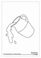 Colouring Jug Milk Pancake Pouring Word Colour Recipe Become Member Log Activityvillage sketch template