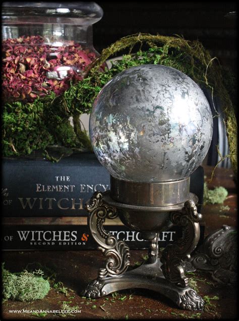 diy crystal balls  easy methods witches halloween party