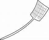 Fly Swatter Clip Clipart Clker Large sketch template