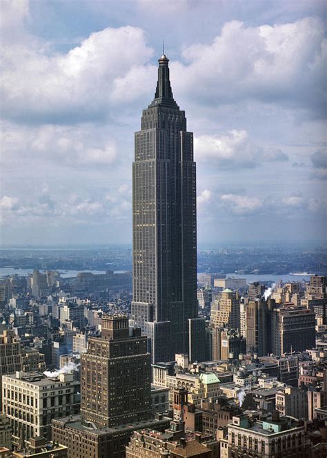 1950s empire state building towers photograph by vintage images fine