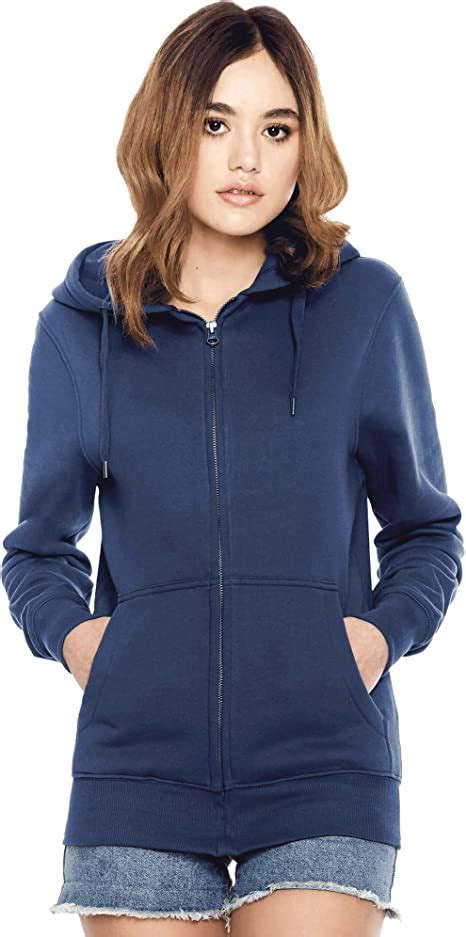 zipper hoodies  women womens  organic cotton zip  hooded sweatshirt amazoncouk