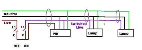 wiring diagram  pir light wiring digital  schematic