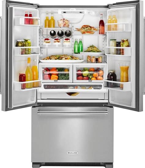 21 9 cu ft french door counter depth refrigerator stainless steel