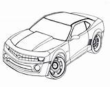 Camaro Coloring Pages Chevy Chevrolet Drawing Corvette Ss Printable Cars Car Z06 Impala Silverado Drawings Outline Print Clipart Getdrawings Getcolorings sketch template