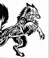 Tribal Wolf Tattoo Tattoos Animal Designs Drawing Celtic Wolves Face Stencil Angry Wallpaper Drawings Wings Pack Cool Symbols Animals Two sketch template