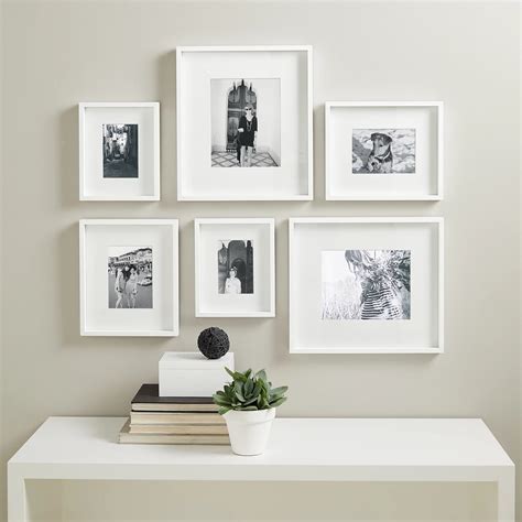 picture gallery wall small photo frame set photo frames  white