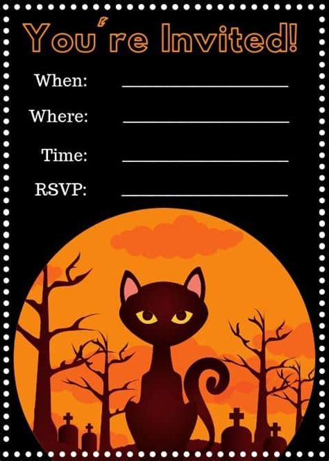 sets   printable halloween party invitations dad life lessons