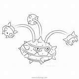 Pokemon Drizzile sketch template