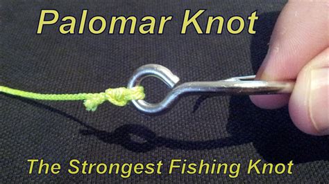 palomar knot   fishing knot  strongest knot doovi