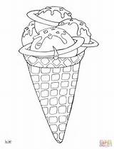 Coloring Ice Cream Pages Printable Space Desserts Cone Drawing Colouring Color Lollipops Kids Paper Print Needle Seattle Getdrawings Sea Book sketch template
