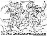 Horsemen Apocalypse Apocalipsis Jinetes Villains Kids Sphotos Designlooter Books Biblicas sketch template