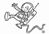 Astronaut Coloring Fargelegge Bilde Kids Clipart Cliparts Tekening Pages Sheet Library Space Clip Comments Printable Fargelegging Edupics Coloringhome Large sketch template