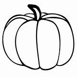 Pumpkin Outline Printable Drawing Cut Template Halloween Cutouts Outs Coloring Pages Line Pumkin Templates Patterns Squash Simple Pumpkins Fall Print sketch template