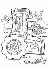 Coloring Pages Tractor Cars Mater Frank Disney Kids Combine Printable Colouring Sheets Movie Tow Truck Christmas Farm Color Sarge Print sketch template