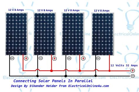 wiring solar panels  parallel solar parallel calculation electrical