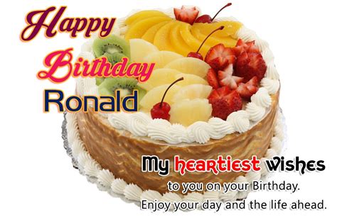 Happy Birthday Ronald