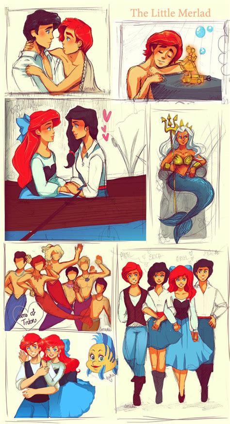 genderbent the little mermaid d by demachic on