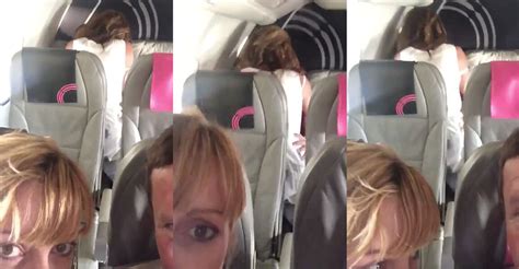 Mile High Club Couple Caught On Video Having Sex On A Plane Mid Flight
