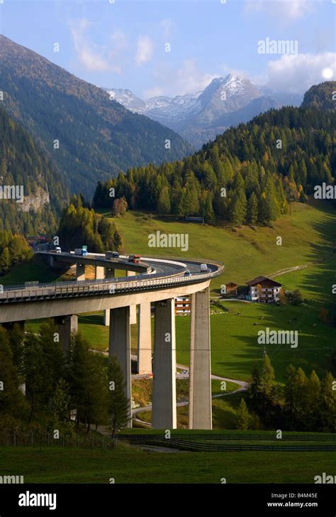 brenner pass tirol austria stock photo alamy