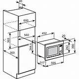 Microwave Oven Height Getdrawings Drawing Personal Use Built Size sketch template