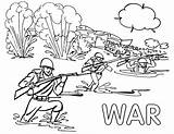 War Coloring Pages Print sketch template