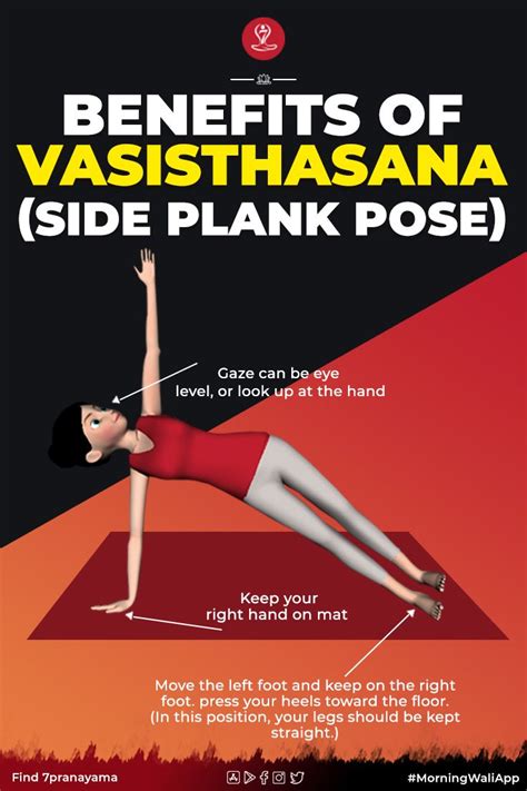 learn vasisthasana side plank pose steps benefits   yoga