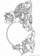 Fee Kleurplaten Kleurplaat Coloriage Feeen Elfen Fairies Feeën Malvorlage Hugolescargot Ausmalbilder Tinkerbell Stimmen Imprimer Ausmalbild Downloaden Uitprinten sketch template