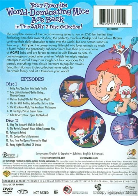 steven spielberg presents pinky elmyra and the brain the complete series dvd dvd empire