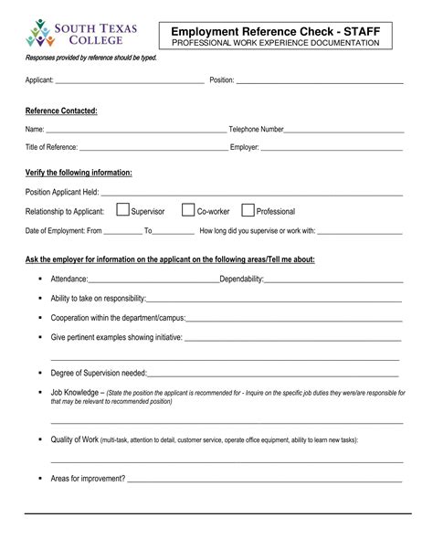 reference checking forms templates    premium