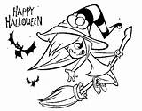 Halloween Witch Coloring Coloringcrew sketch template