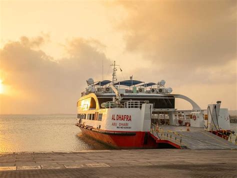 ferry service starts  abu dhabi  dalma race festival