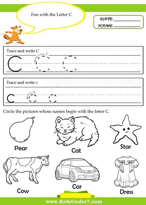 teach child   read letter  phonics worksheets
