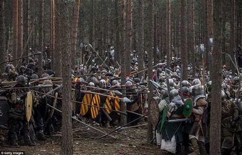 lord of the rings fans get together in czech forest to re enact