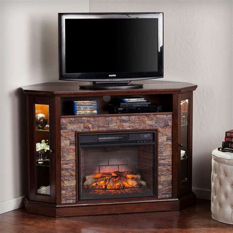southern enterprises redden corner electric fireplace tv stand review