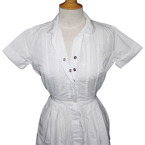 Vintage Nurses Uniform Or Costume In Size Small By White Sister From