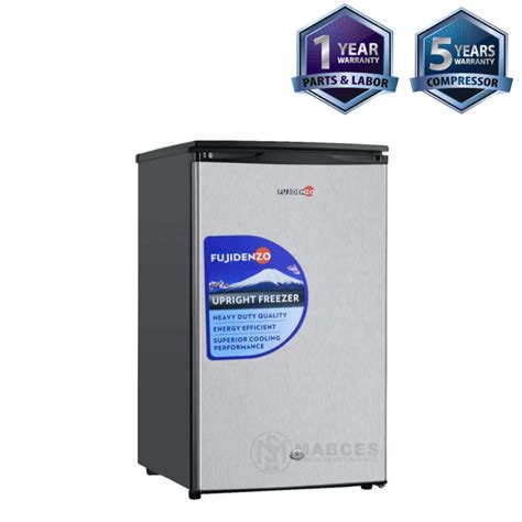 Fujidenzo 3 5cu Ft Upright Freezer W Lock Uf 35 Ss Mabces Appliances