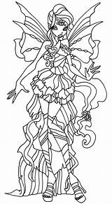 Winx Coloring Pages Layla Harmonix Club Elfkena Winks Deviantart Printable Leila Color Comments sketch template