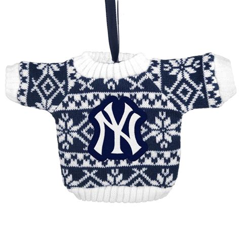 york yankees knit sweater ornament bobs stores