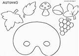 Stagioni Carnevale Maestra Maschere Quattro Maschera Autunno Lavoretti Stampare Mascherine Inverno Trendmetr Laboratori Bimbi Masque sketch template