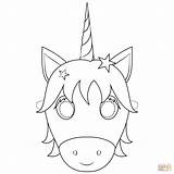 Unicorn Mask Coloring Pages Printable Color Supercoloring Masks Kids Colouring Own Template Drawing Craft Crafts Animal Printables Categories sketch template