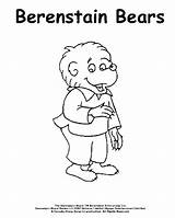 Coloring Pages Berenstain Bears Bear Sister Printable Activity sketch template