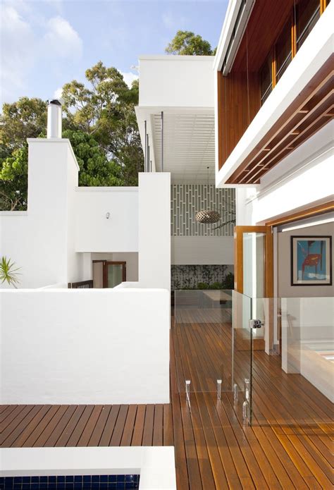 stunningly reinvented australian home features towering indoor outdoor courtyard modern house