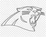 Panthers Panther Seekpng Mccaffrey Getdrawings Pngfind sketch template