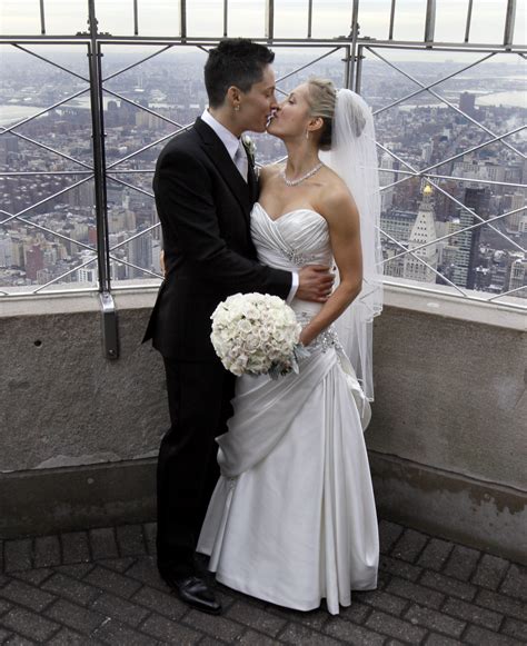 empire state building hosts first same sex weddings the
