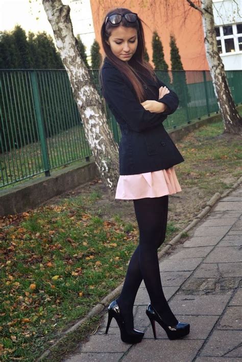17 Best Images About Black Tights On Pinterest Coats