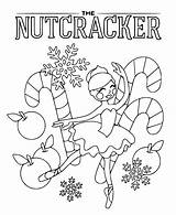Coloring Plum Fairy Sugar Nutcracker Pages Ballet Getdrawings Print Color Printable Getcolorings sketch template